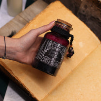 Ancient Witch Bath Spell Potion &amp; Amethyst Crystal Amulet - Seduction