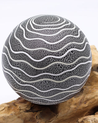 DriftGlow Lamp Grey Luna Shade