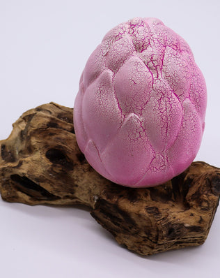 DriftGlow Lamp Crackle Lotus Flower Shade - Purple