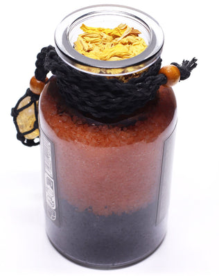 Ancient Witch Bath Spell Potion & Citrine Crystal Amulet - Success