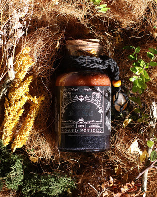 Ancient Witch Bath Spell Potion & Citrine Crystal Amulet - Success