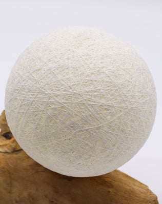 DriftGlow Lamp Cotton Luna Ivory Shade