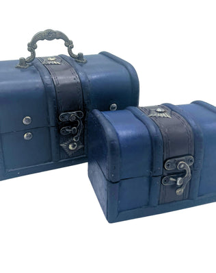 Treasure Chest - Set of 2 - Teal
