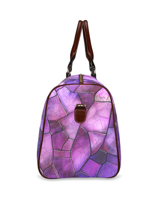 Lilac Purple Shell Waterproof Travel Bag/Small (Model 1639)