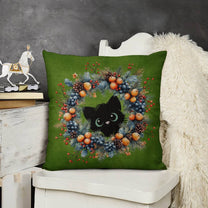 Set of 2 Cushion Covers with Cute Christmas Designs