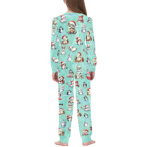 Soft, Comfortable Kids Unisex PJ Set with cute 'Artic Friends at Christmas' Design