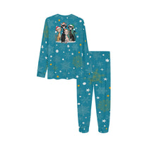 Soft, Comfortable Kids Unisex PJ Set with Fun Christmas Kitties Design