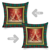 Set of 2 Cushion Covers with Matching (Not Same) Christmassy Designs