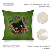 Set of 2 Cushion Covers with Cute Christmas Designs