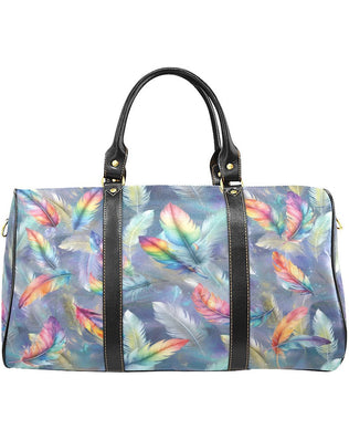 Waterproof Travel Bag LBL-Feathers1 New Waterproof Travel Bag/Large (Model 1639)
