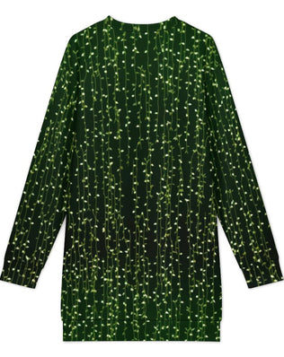 Long Sleeve, Sweatshirt Dress with Festive Christmas Design