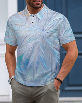 Pique Polo Shirt with Buttons, in a Variety of Ice Cool Designs