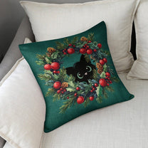 Set of 2 Cushion Covers with Cute Christmas Designs