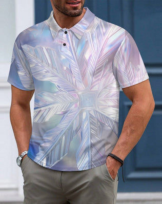 Pique Polo Shirt with Buttons, in a Variety of Ice Cool Designs