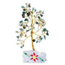 Pretty Indian Gemstone Trees, Handmade with Real Gemstones and Mounted on a Gemstone Rock Base
